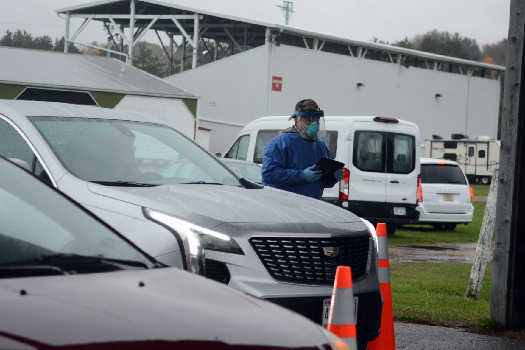 National Guard conducts COVID-19 testing in Baraboo, Oct. 12